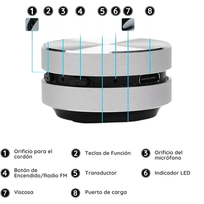 Speaker Vibrasónico | Equalizacion por Adhesion a Superficies