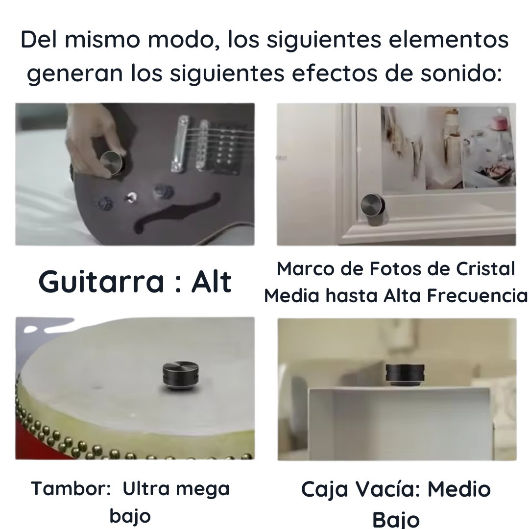 Speaker Vibrasónico | Equalizacion por Adhesion a Superficies